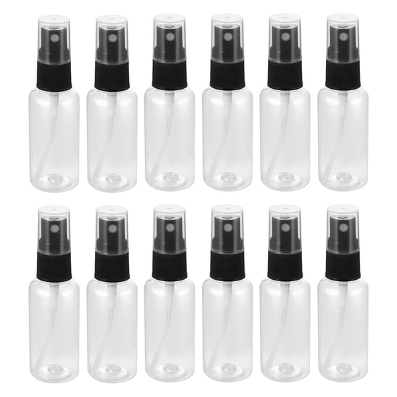 12 Pack Travel Size Empty Refillable Bottles Fine Mist Sprayer For Toiletries And Personal Care Leak Proof Design