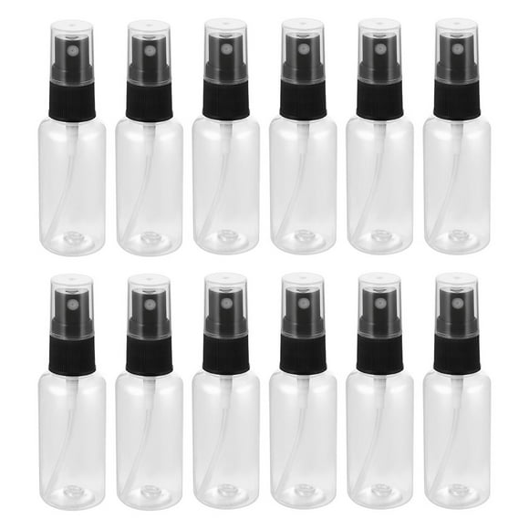 BAODANFU 12 Pcs Portable Travel Bottles Empty Clear Fine Mist Spray Bottles 30ml Small Lotion Bottles 4oz Shampoo And Conditioner Travel Bottles