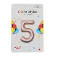 thumbnail image 2 of Globo Prichos Metálico con Diseño de Número 5 Varios Colores 1 Pieza, 2 of 4