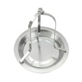 thumbnail image 1 of Folding Stainless Steel Vertical Poultry Turkey Chicken Roaster Rack with Roasting Pan for Oven or, 1 of 7