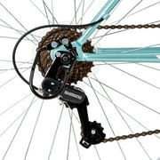 Huffy 26 Rock Creek Mountain Bike, Fits Riders 60+, Teal, Adult, Women's