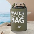 thumbnail image 4 of Bolsa Impermeable Bolsa de rafting a la deriva de 30L Bolsa impermeable de natación de PVC de gran capacidad (verde militar) Likrtyny Para Estrenar, 4 of 8
