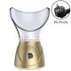 thumbnail image 1 of Vaporizador facial, rociador de niebla humectante para piel facial, poros faciales, limpiador profundo, vapor térmico, enchufe europeo, dorado sidaley CE1757-10B, 1 of 6