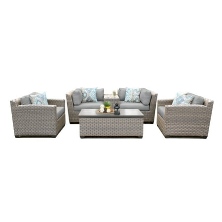 Catalina 6 Piece Outdoor Wicker Patio Furniture Set 06d Catalina 6 Piece Outdoor Wicker Patio Furniture Set 06d