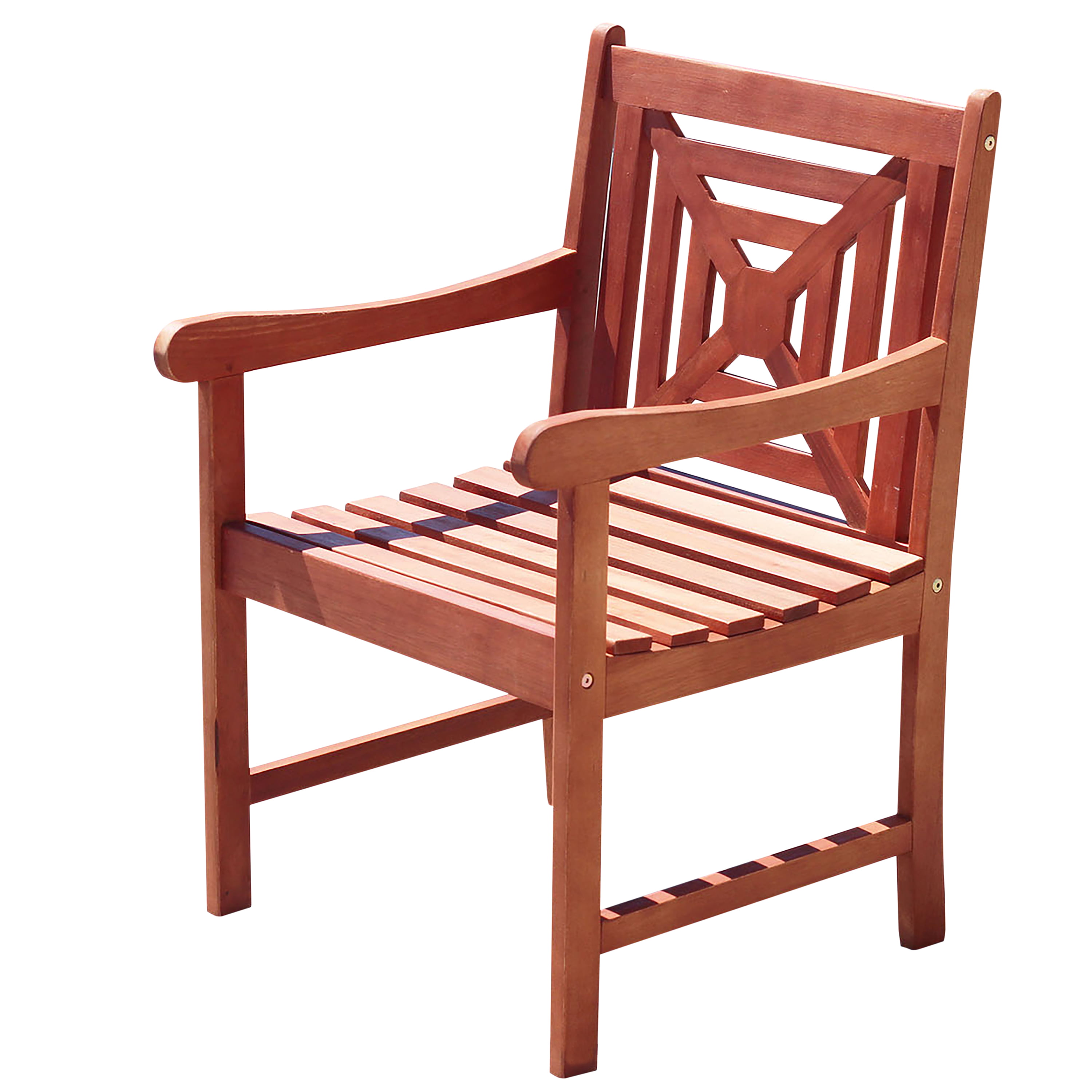 Malibu Eco-friendly Outdoor Hardwood Garden Arm Chair V1617 