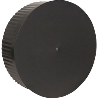 Imperial Manufacturing 6-Inch Black Tee – 24 Gauge, Fits Rear Outlet Stoves, Directs Exhaust Upward – BM0083