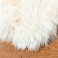 thumbnail image 5 of SAFAVIEH Sheep Skin Tiana Animal Area Rug, White, 1'4" x 2'4", 5 of 10