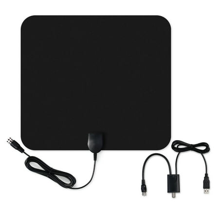 Pictek Amplified HDTV Antenna-50 Miles Range, Ultra-thin Indoor Digital HDTV Antenna with Detachable Amplifier Signal Booster, Optimized Butterfly-Shaped Picture, 10ft Long Cable for Better Reception Pictek Amplified HDTV Antenna-50 Miles Range, Ultra-thin Indoor Digital HDTV Antenna with Detachable Amplifier Signal Booster, Optimized Butterfly-Shaped Picture, 10ft Long Cable for Better Reception