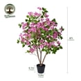 thumbnail image 5 of DR.Planzen Artificial Bougainvillea Tree 4FT UV Resistant Faux Bougainvillea Plant Fake Tree Pink Bougainvillea Tree - 390 Leaves 273 Flowers Artificial Plant for Indoor Outdoor Decor, 5 of 10