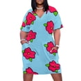 thumbnail image 1 of Vestido largo floral Muumuu para mujer, elegantes vestidos talla king, nuevos vestidos para mujer, 1 of 6
