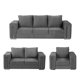 thumbnail image 1 of Sala 3-2-1 Dicasa Taos (Sofá, Love Seat y Sillón) Gris para Sala, 1 of 13