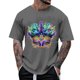 thumbnail image 1 of Tops para hombre, blusas y camisas de manga corta con cuello redondo para hombre, camisetas casuales con estampado de moda para hombre, blusa de manga corta, blusa de poliéster para hombre., 1 of 5