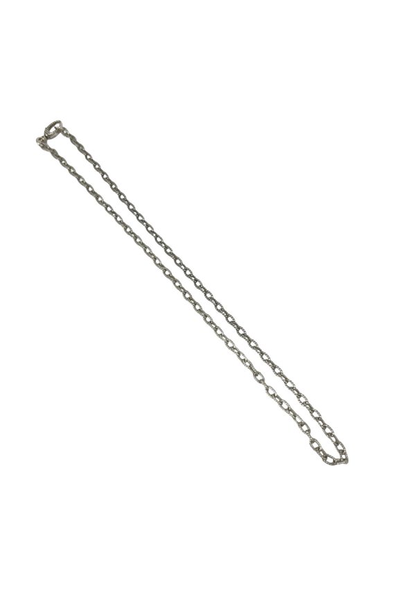 Pre-Owned GUCCI Vintage Sterling Silver 925 Chain Necklace Pendant Choker Accessory 44853