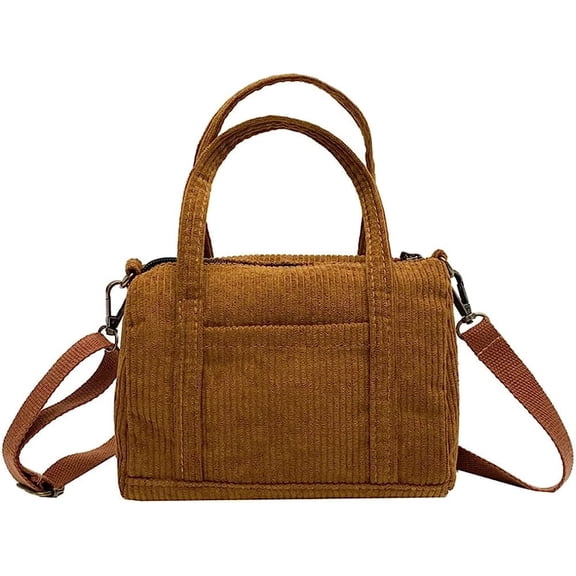 HMSHA Mini Corduroy Crossbody Bag Phone Purse Small Corduroy Hobo Bag Tote Bag Casual Shoulder Handbag for Women