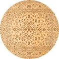 thumbnail image 1 of Ahgly Company Indoor Round Medallion Orange Traditional Area Rugs, 4' Round, 1 of 1