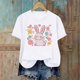 thumbnail image 2 of TaTaai Short Sleeve T Shirt for Women Easter Print Round Neck Casual Loose Fit Soft Stretchy Tee Cute Fashion Top for Spring Holiday Party Daily Casual Wear Gift, 2 of 6