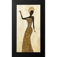 thumbnail image 2 of Shaternik, Julia 11x18 Black Modern Framed Museum Art Print Titled - African Dance I, 2 of 5