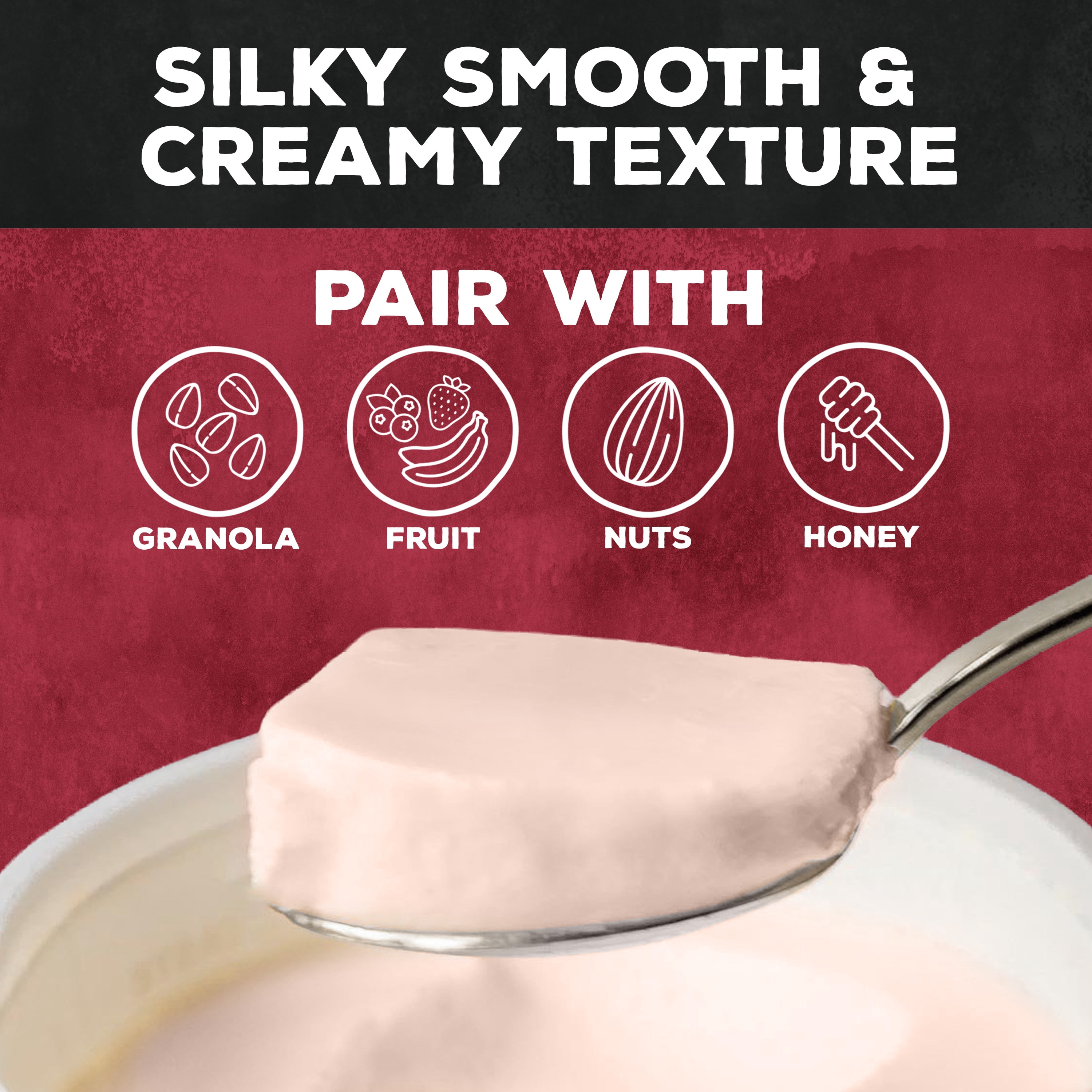 The Greek Gods Greek Style Yogurt, Probiotic Yogurt, Black Cherry with Honey, 32 oz