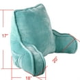 thumbnail image 3 of Home Soft Things Super Soft Bedrest Pillow w/ Arms - 20x18x17" - Aqua, 3 of 5