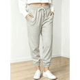 thumbnail image 2 of Women's Drawstring Joggers - Casual High Waisted Sweatpants with Pockets, Soft Relaxed Fit Athletic Lounge Pants, Ankle Cuffed Tapered Leg Workout Trousers for Running, Gym, Yoga & Daily Wear, 2 of 6