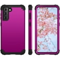 thumbnail image 4 of Samsung Galaxy S21 Plus Case, Galaxy S21 Plus Case 3 in 1 Heavy Duty Hard PC Soft Silicone Hybrid Design Shockproof Anti-Scratch Rugged Bumper Protective Cover for Samsung Galaxy S21 Plus 6.7", 4 of 7