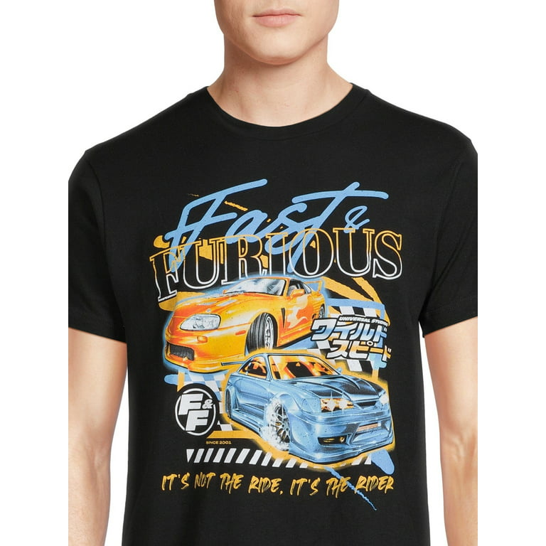 The Fast & The Furious Fast and Furious Mens and Big Mens Graphic Tees, 2-Pack, Sizes S-3xl, Men's, Size: Medium, Brown