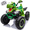 Green, variant on 24V Dinosaur Ride on Toy, 2-Seater Powered Ride on Car w/Remote Control, Electric Kids ATV with 4-Wheel Suspension, Bluetooth, Music, Cool Lights, Gift for Boys Girls Aged 3-8 - Green
