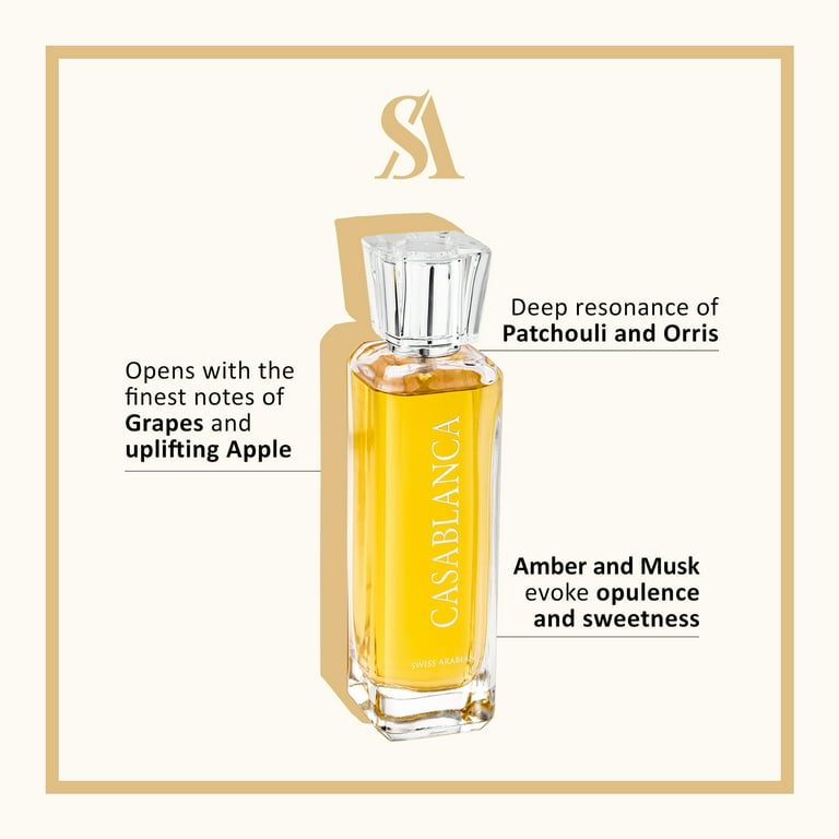 Casablanca Eau De Parfum Spray (Unisex) By Swiss Arabian - 3.4 oz Casablanca Eau De Parfum Spray (Unisex) By Swiss Arabian - 3.4 oz