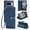 Darkblue, variant on CaseArtistry New Phone Case for Google Pixel 10 / 10 Pro Crossbody Premium Leather Flip Kickstand Zipper Card Slot Wallet Cover With Strap+Lanyard,Purple