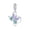 1-2 Texas Bluebonnet, variant on Puerto Rico Charms for Bracelet 925 Sterling Silver Coqui Frog Puerto Rico Gift Flag Charm Jewelry for Women