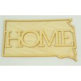 thumbnail image 1 of Package of 1, Medium 1/8 Inch South Dakota State Cutouts w/"Home" For Art & Craft Project, Made in USA, 1 of 1