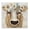 Boho Cow Floral, variant on Stupell Industries Rustic Lodge Soft Buffalo with Floral Crown Canvas Art, 17 x 17, by Stellar Design Studio