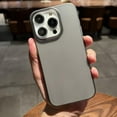 thumbnail image 4 of Ultra Thin Matte Hard PC Translucent Clear Phone Case for iPhone 16 15 14 Plus 13 12 11 Pro Max Shockproof Slim Silky Skin Cover Black For iPhone 16 Pro, 4 of 5
