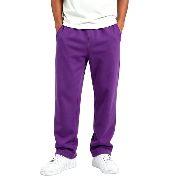 KyCheLot Kids Sweatpants with Pocket Drawstring Solid Color Elastic Waist Pants Kids Comfy Workout Joggers