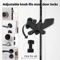 thumbnail image 2 of NOGIS 1PCS Portable Door Lock Upgraded,Heavy Duty Adjustable Portable Door Lock for Travel, Portable Security Door Locks Devices for Home,Hotel,Dorm,Additional Security and Safety, 2 of 7