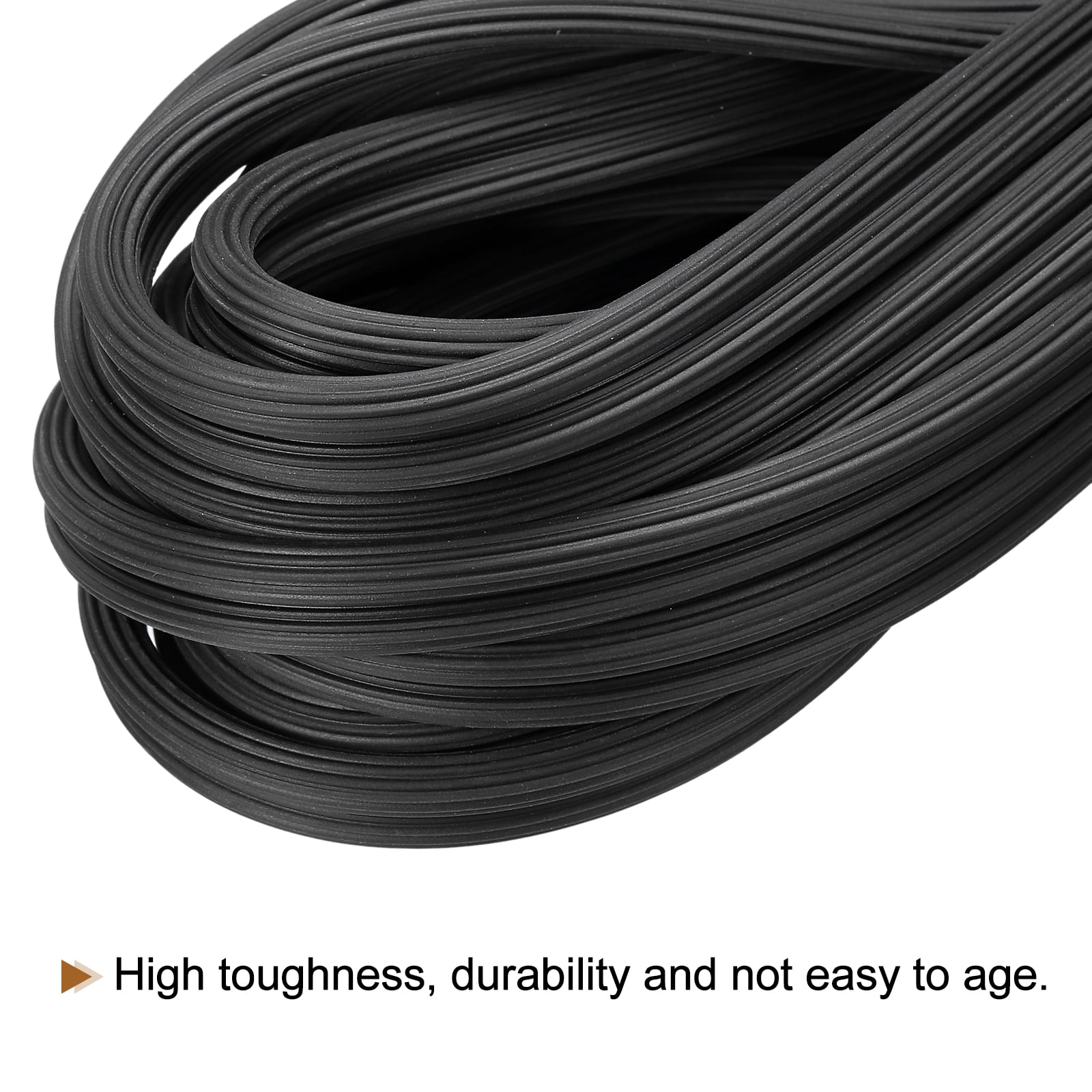 Unique Bargains Screen Spline Sealing Strip Window Retainer 2 in 1 4.5mm x 15M