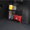 thumbnail image 2 of Mesh Pocket With Velcro Fastener Luggage Net With 4 Hooks Car Back Seat Organizer Protective Net Car Seat Storage Storage Trunk Net, 2 of 6