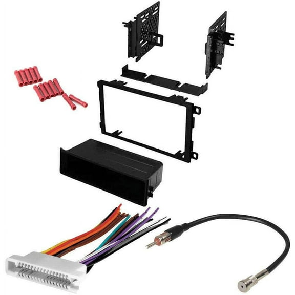 GSKIT889 Car Stereo Installation Kit for Buick 1995-2002 Park Avenue - in Dash Mounting Kit, Wire Harness, Antenna Adapter for Single or Double Din Radio Receivers