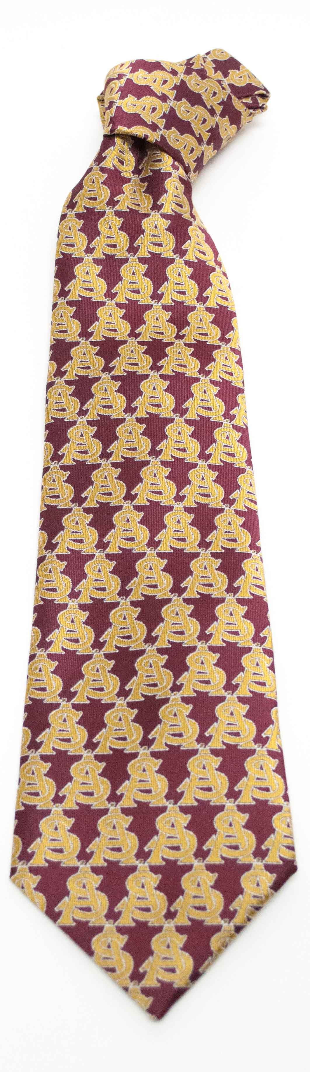 Arizona State Sun Devils Repeating Primary Necktie - Donegal Bay - Unisex - One Size