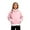 Pink, variant on UQJfacai Girls Christmas Hoodies Faux Fur Trim Hooded Sweatshirts Santa Xmas Holiday Long Sleeve Fleece Pullover Sweaters 5-15 Years