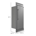 thumbnail image 2 of Forno Maderno 28-Inch Built-In Convertible Refrigerator, 13.6 cu.ft, Right Swing, Decorative Grill, 2 of 4