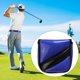 thumbnail image 1 of Putter de golf de 1 pieza, cierre de tapa de cabeza, putter de Hallet de onda cuadrada de semi-talón, apto para la mayoría de los accesorios de golf d Azul Baoblaze Cubierta de la cabeza del putter de golf, 1 of 8