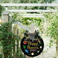 thumbnail image 5 of Eveokoki Happy Passover - Hanging Porch Pesach Jewish Holiday Party Outdoor Decorations - Front Door Decor - 11x11Inches, 5 of 5