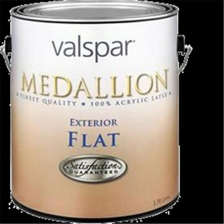 Valspar Paint 45508 1 Gallon, Pastel Base Medallion Exterior Latex Flat House Paint