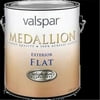 Valspar Paint 45508 1 Gallon, Pastel Base Medallion Exterior Latex Flat House Paint