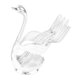 thumbnail image 4 of Soporte para cucharas de café Sincero Soporte de aleación en forma de cisne blanco pulido de espejo, 4 of 10