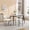 White, variant on Cterwk Set of 2 Boucle Dining Chair for Living Room, Dining Room, Office, White