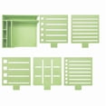 thumbnail image 6 of Note Template Storage Box Holder, Desktop Note Organizer for Post-its & Stationery, Multi-functional Desktop Organizer Case, Topliu, 6 of 6