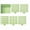 Green, variant on Desktop Organizer ABS Sticky Note Holder Transparent Memo Tray for Post it Notes and Small Stationery, Black Office Desktop Storage Box Container for Templates and Index Cards