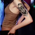 thumbnail image 2 of Pegatinas de tatuaje pequeñas a prueba de agua para brazo completo, símbolo de punto, tótem, animal, calavera, pegatinas de tatuaje para brazo pequeño, 2 of 2